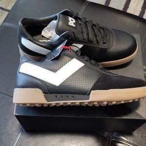 Black and White Men's Sneakers